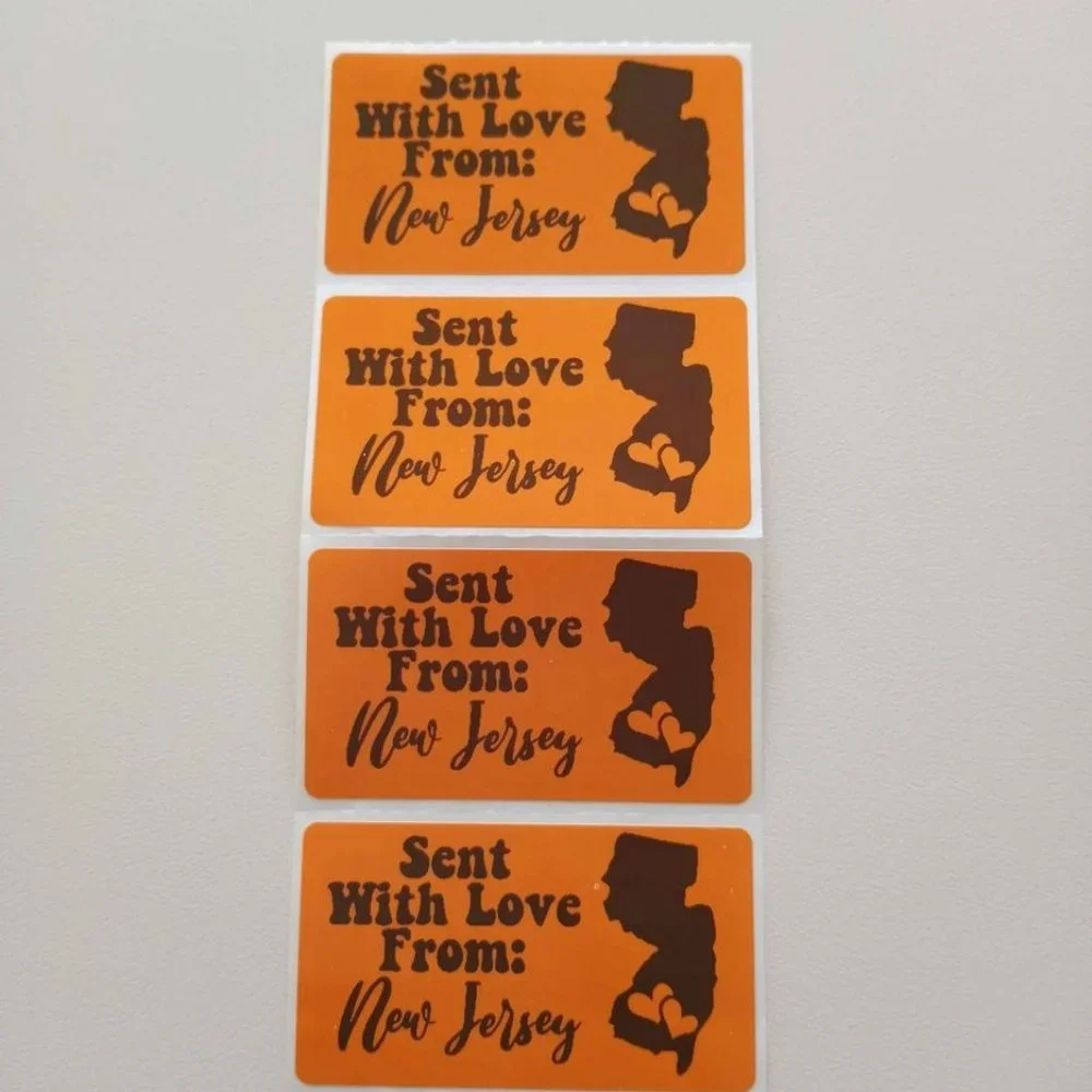 💙100 New Jersey- Shipping Labels Thermal Packaging Stickers 2.25
